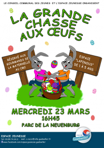 guebwiller affiche chasse aux oeufs de Pâques 2016 Guebwiller