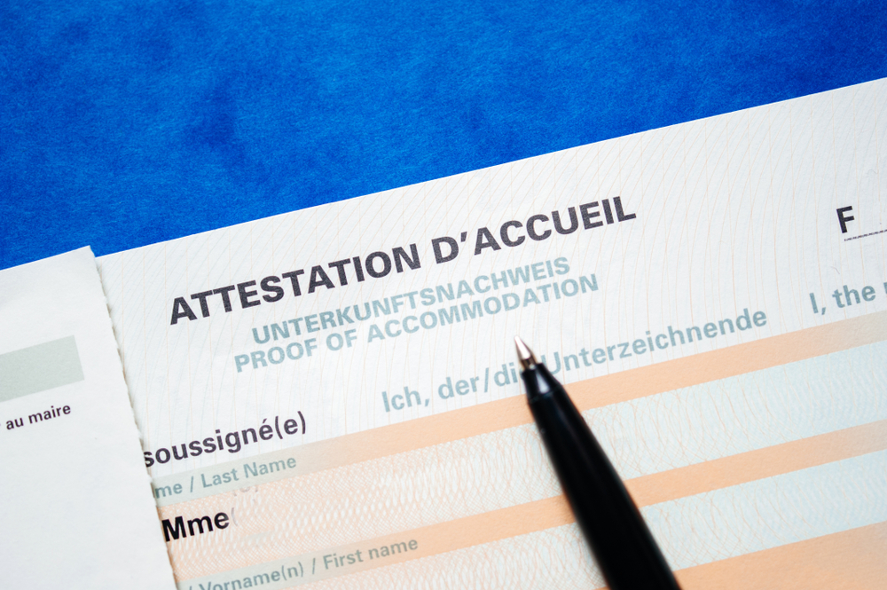Obtenir une attestation d’accueil