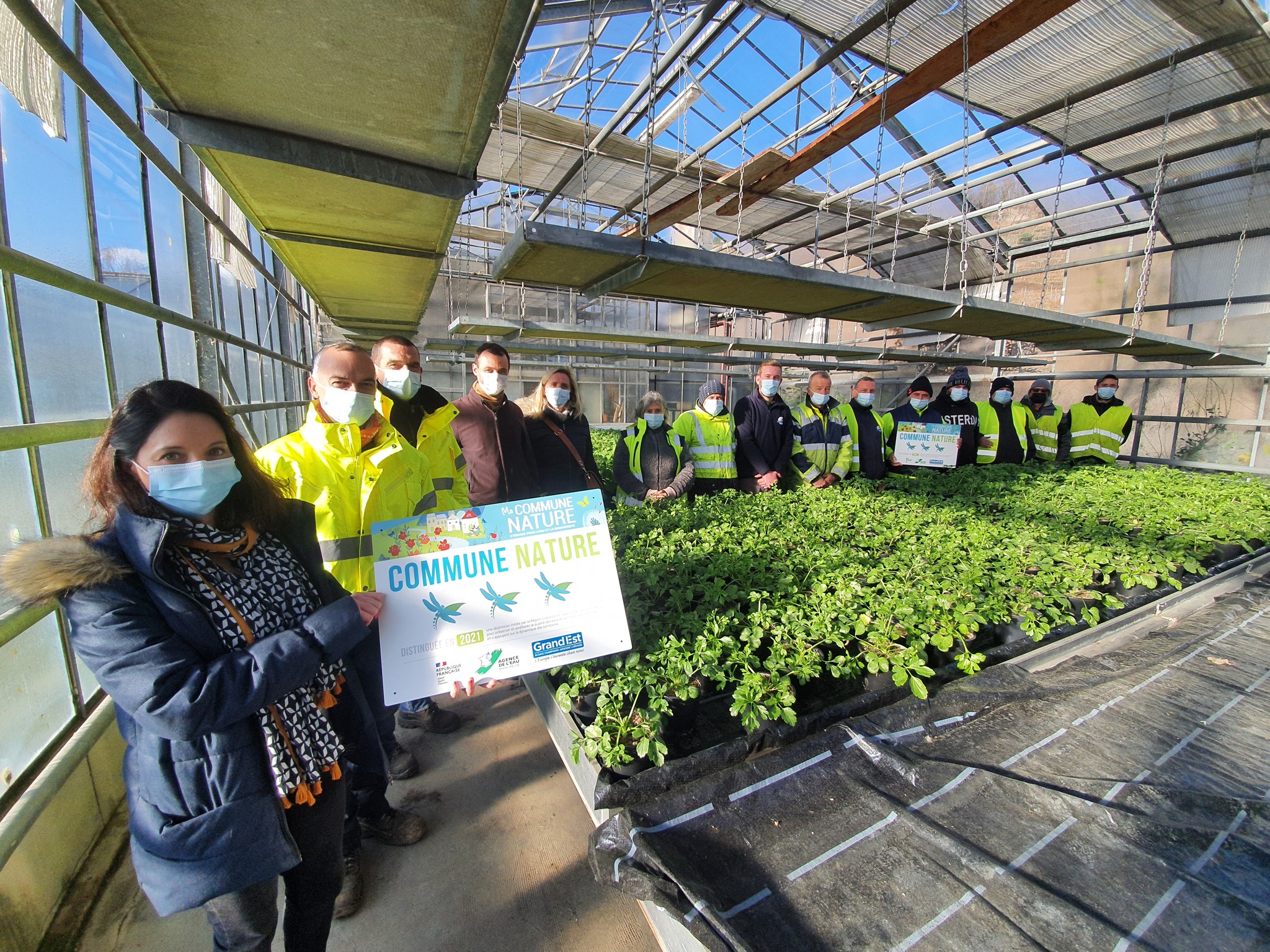 photo des agents des espaces verts